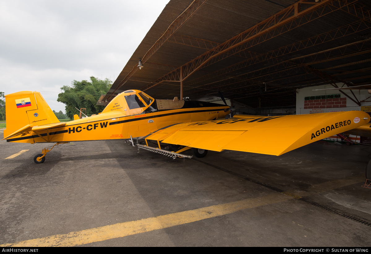 Aircraft Photo of HC-CFW | Ayres S2R-T15 Turbo Thrush | Agroaereo | AirHistory.net #47603