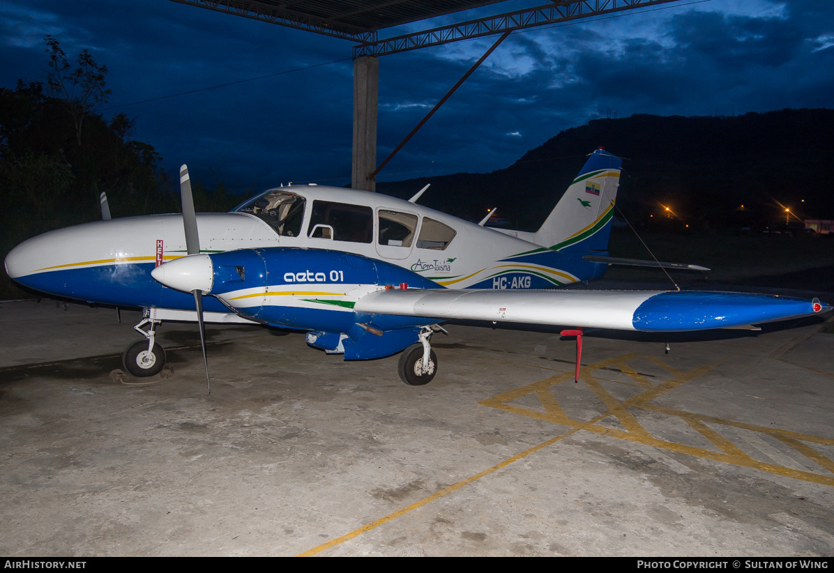 Aircraft Photo of HC-AKG | Piper PA-23-250 Aztec C | AeroTaisha | AirHistory.net #47606