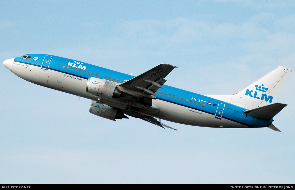 Aircraft Photo of PH-BDP | Boeing 737-306 | KLM - Royal Dutch Airlines | AirHistory.net #47634