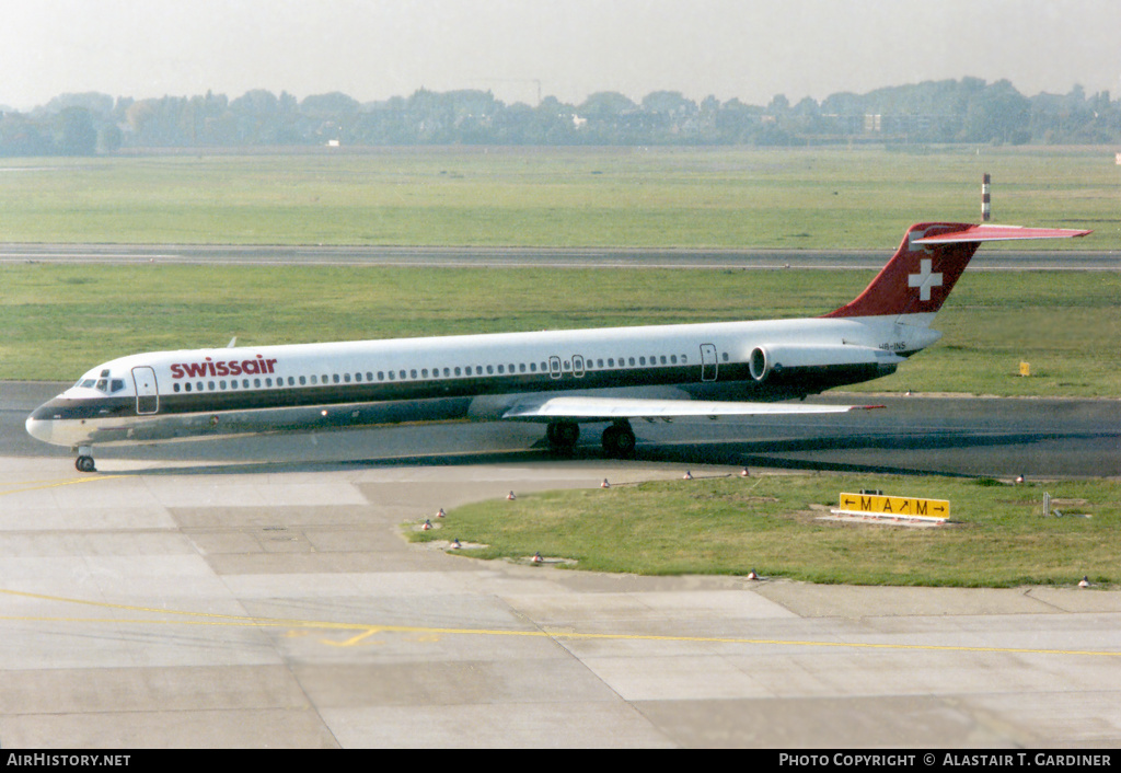 Aircraft Photo of HB-INS | McDonnell Douglas MD-81 (DC-9-81) | Swissair | AirHistory.net #47647