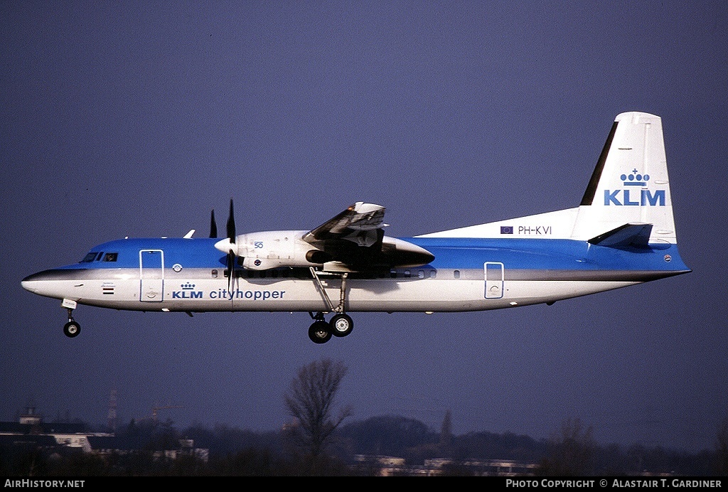 Aircraft Photo of PH-KVI | Fokker 50 | KLM Cityhopper | AirHistory.net #47657