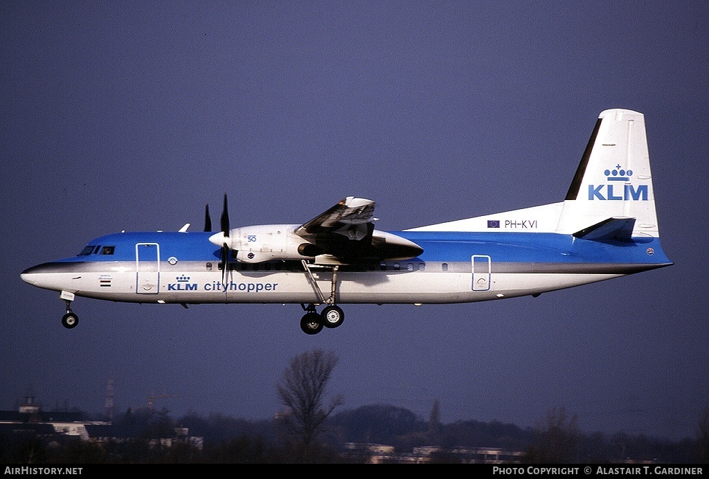 Aircraft Photo of PH-KVI | Fokker 50 | KLM Cityhopper | AirHistory.net #47657