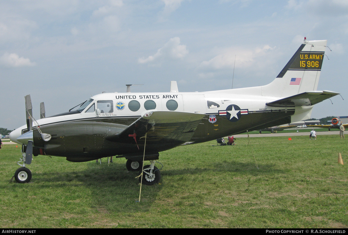 Aircraft Photo of N906HF / 15906 | Beech U-21G Ute | Army Heritage Foundation | USA - Army | AirHistory.net #47669