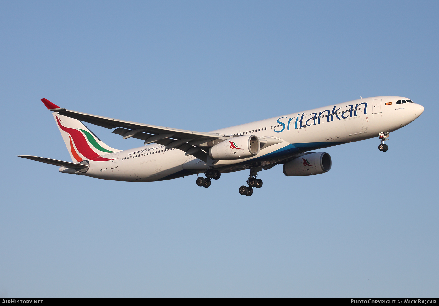 Aircraft Photo of 4R-ALR | Airbus A330-343 | SriLankan Airlines | AirHistory.net #47677