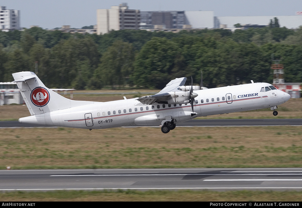 Aircraft Photo of OY-RTF | ATR ATR-72-202 | Cimber Air | AirHistory.net #47681