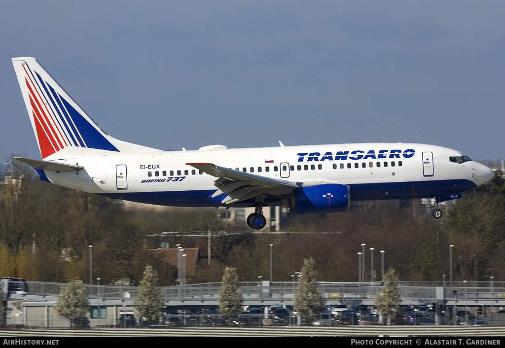 Aircraft Photo of EI-EUX | Boeing 737-7Q8 | Transaero Airlines | AirHistory.net #47682