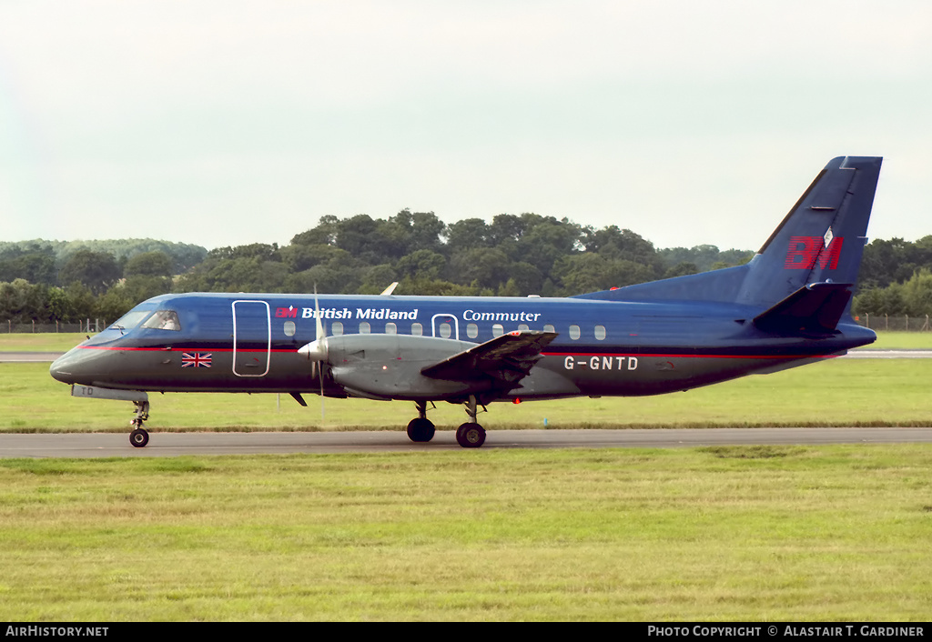 Aircraft Photo of G-GNTD | Saab-Fairchild SF-340A(QC) | British Midland Commuter | AirHistory.net #47686