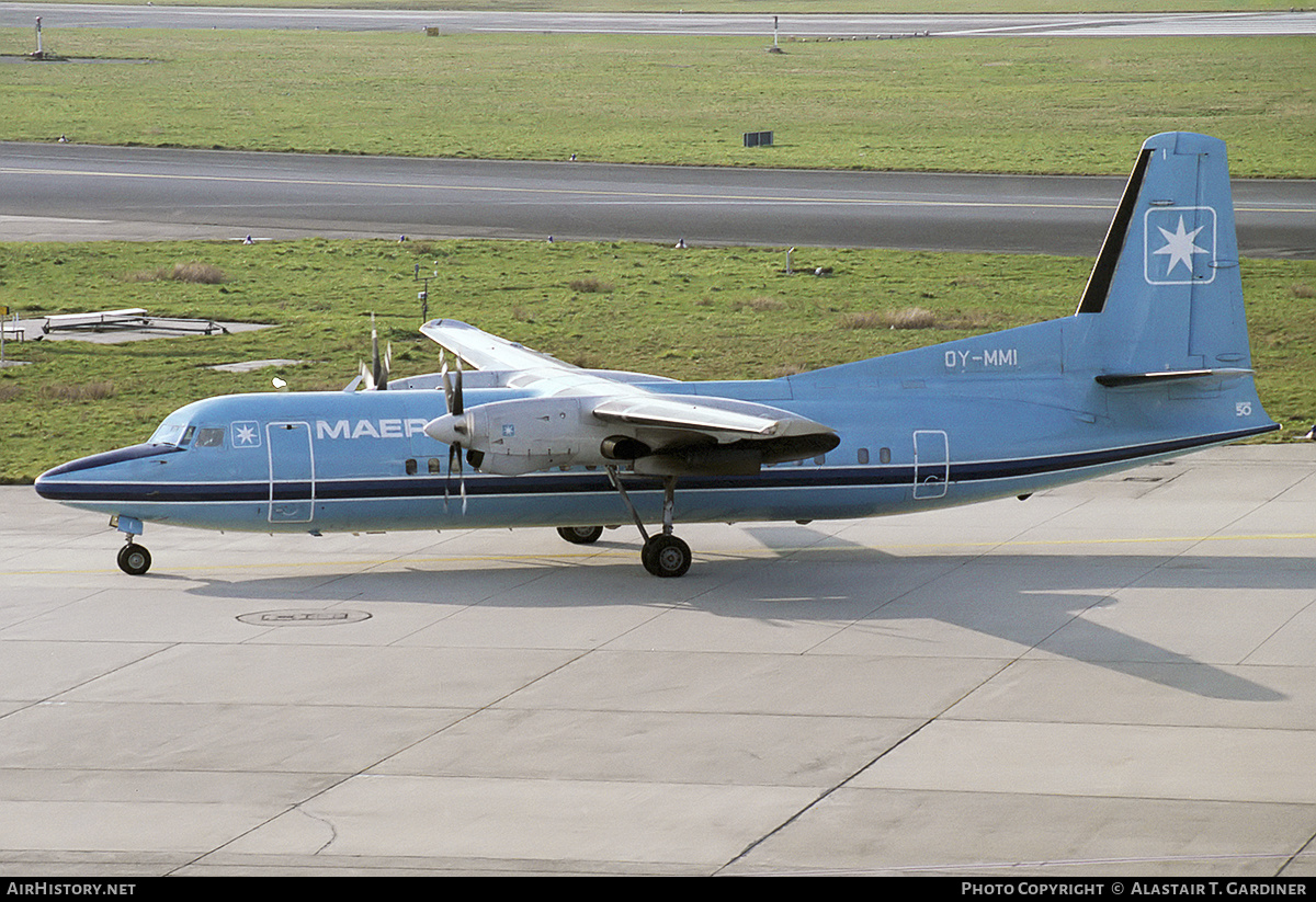 Aircraft Photo of OY-MMI | Fokker 50 | Maersk Air | AirHistory.net #47699
