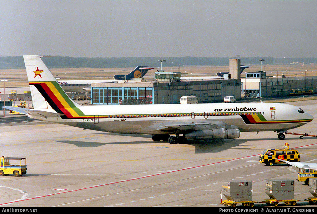 Aircraft Photo of Z-WKS | Boeing 707-330B | Air Zimbabwe | AirHistory.net #47701