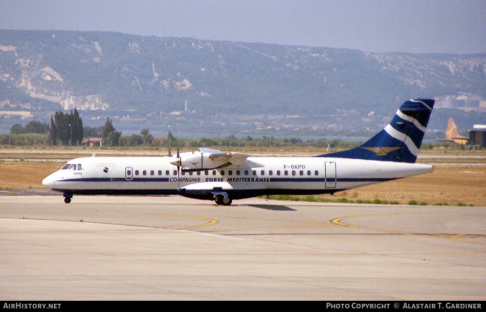 Aircraft Photo of F-GKPD | ATR ATR-72-202 | Compagnie Corse Méditerranée - CCM | AirHistory.net #47714