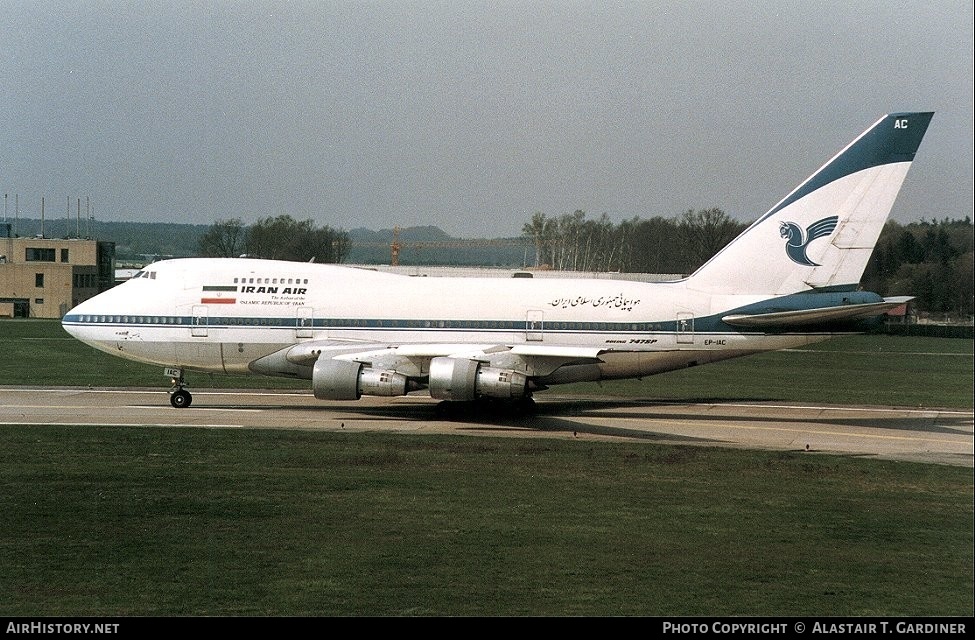 Aircraft Photo of EP-IAC | Boeing 747SP-86 | Iran Air | AirHistory.net #47731