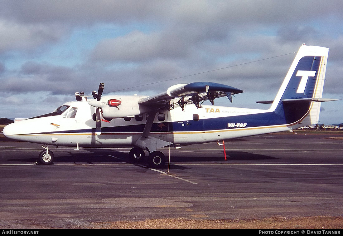 Aircraft Photo of VH-TGF | De Havilland Canada DHC-6-300 Twin Otter | Trans-Australia Airlines - TAA | AirHistory.net #47751