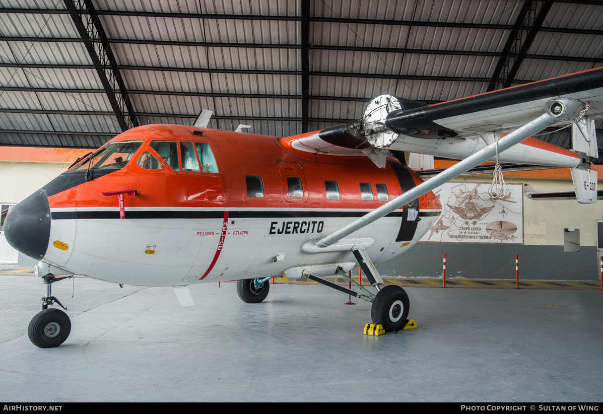Aircraft Photo of E-207 | Israel Aircraft Industries IAI-201 Arava | Ecuador - Army | AirHistory.net #47769
