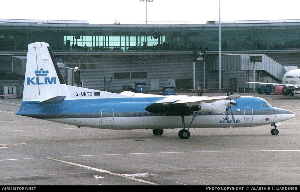 Aircraft Photo of G-UKTD | Fokker 50 | KLM UK | AirHistory.net #47802