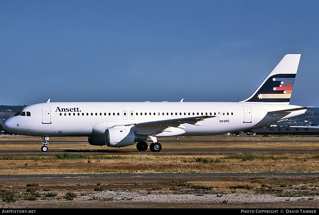 Aircraft Photo of VH-HYE | Airbus A320-211 | Ansett | AirHistory.net #47813