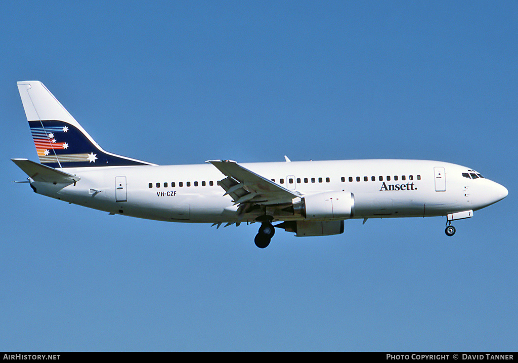 Aircraft Photo of VH-CZF | Boeing 737-377 | Ansett | AirHistory.net #47822