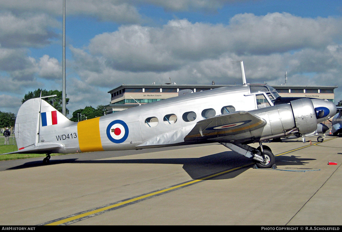 Aircraft Photo of G-VROE / WD413 | Avro 652A Anson T21 | UK - Air Force | AirHistory.net #47837