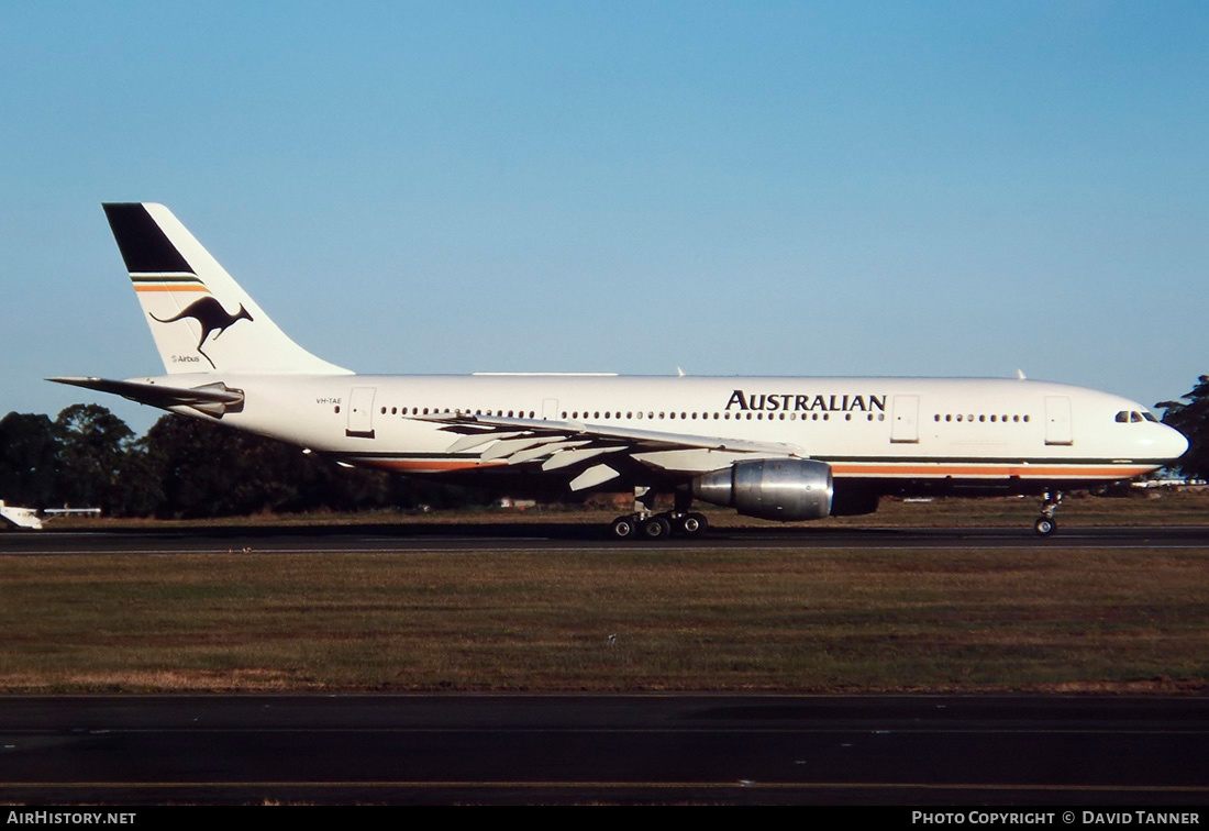 Aircraft Photo of VH-TAE | Airbus A300B4-203 | Australian Airlines | AirHistory.net #47869