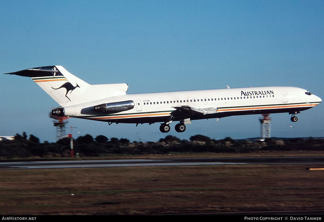 Aircraft Photo of VH-TBJ | Boeing 727-276/Adv | Australian Airlines | AirHistory.net #47882