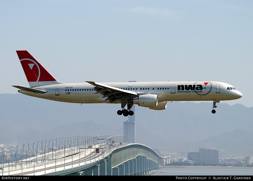 Aircraft Photo of N547US | Boeing 757-251 | Northwest Airlines | AirHistory.net #47887