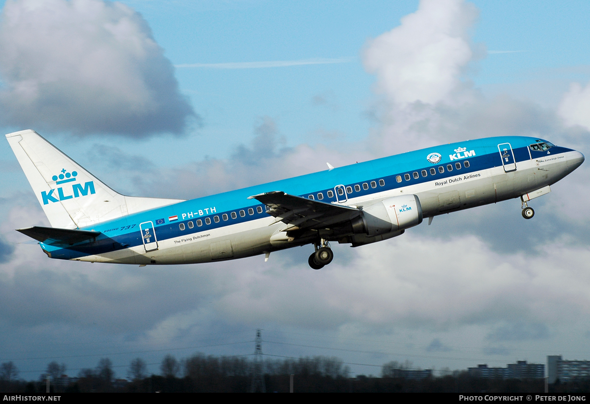 Aircraft Photo of PH-BTH | Boeing 737-306 | KLM - Royal Dutch Airlines | AirHistory.net #47894