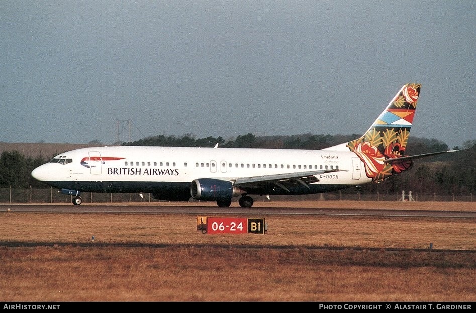 Aircraft Photo of G-DOCH | Boeing 737-436 | British Airways | AirHistory.net #47898