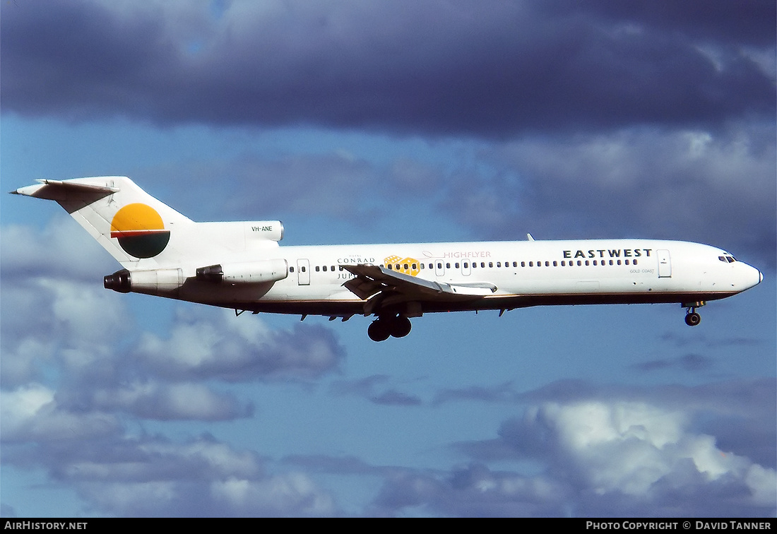 Aircraft Photo of VH-ANE | Boeing 727-277/Adv | East-West Airlines | AirHistory.net #47909