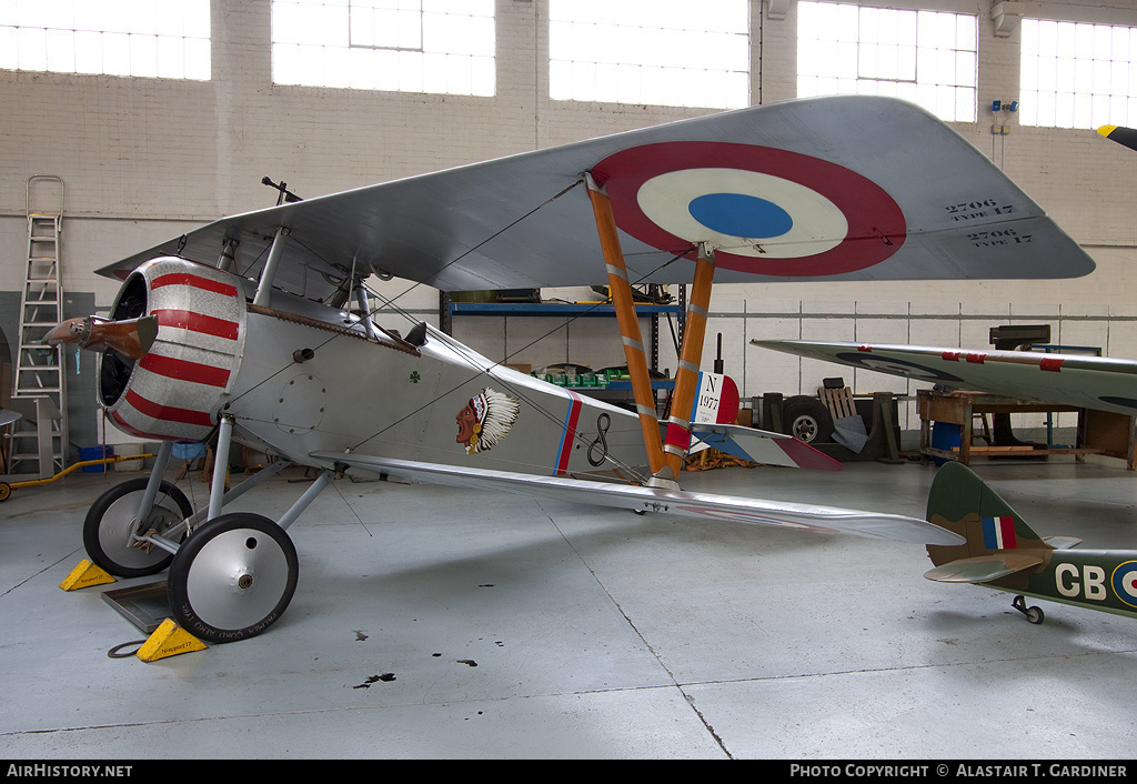 Aircraft Photo of G-BWMJ / N1977 | Nieuport 17 Scout (replica) | France - Air Force | AirHistory.net #47957