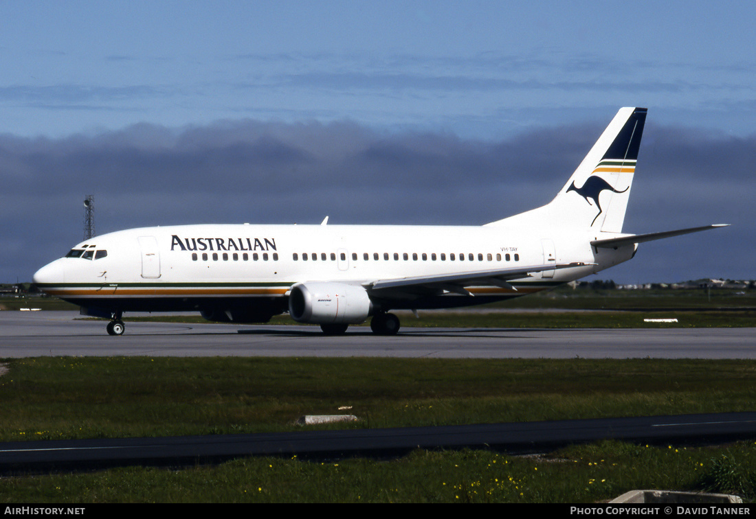 Aircraft Photo of VH-TAY | Boeing 737-376 | Australian Airlines | AirHistory.net #47965