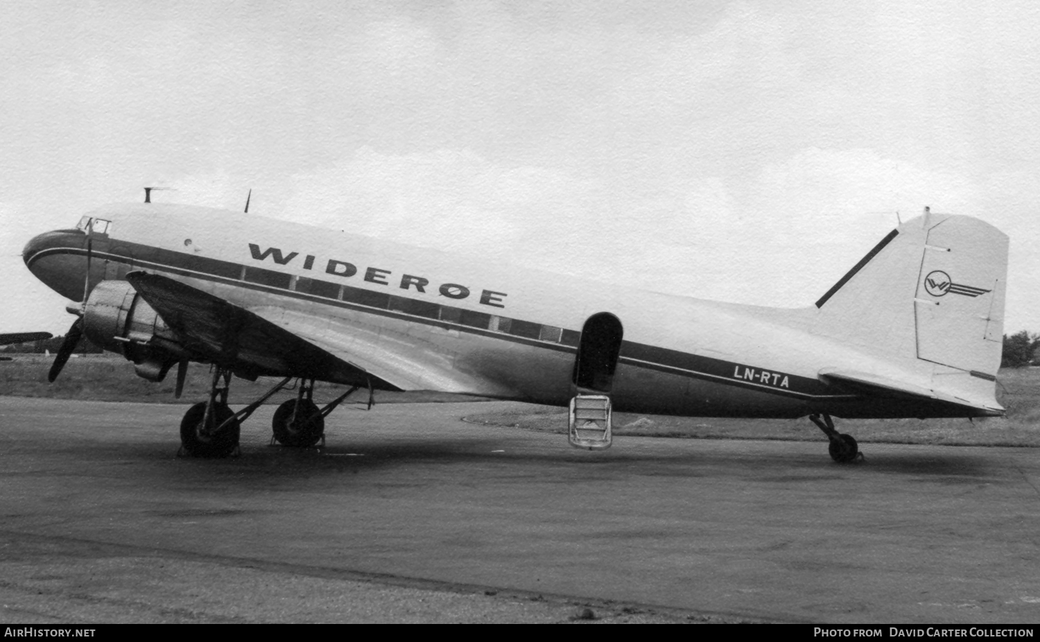 Aircraft Photo of LN-RTA | Douglas DC-3(C) | Widerøe | AirHistory.net #47969