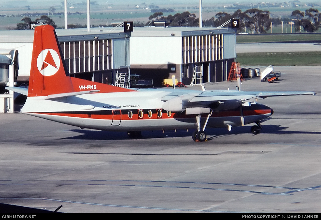 Aircraft Photo of VH-FNS | Fokker F27-400 Friendship | Ansett Airlines of Australia | AirHistory.net #47987