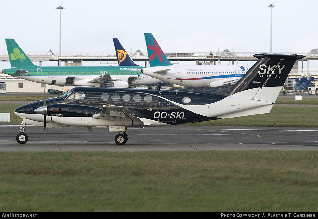 Aircraft Photo of OO-SKL | Beech B200 Super King Air | Sky Service | AirHistory.net #47991