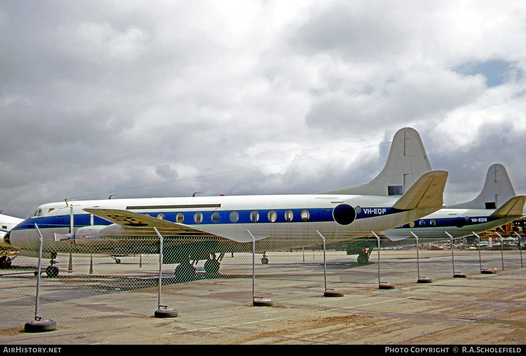 Aircraft Photo of VH-EQP | Vickers 836 Viscount | AirHistory.net #48012