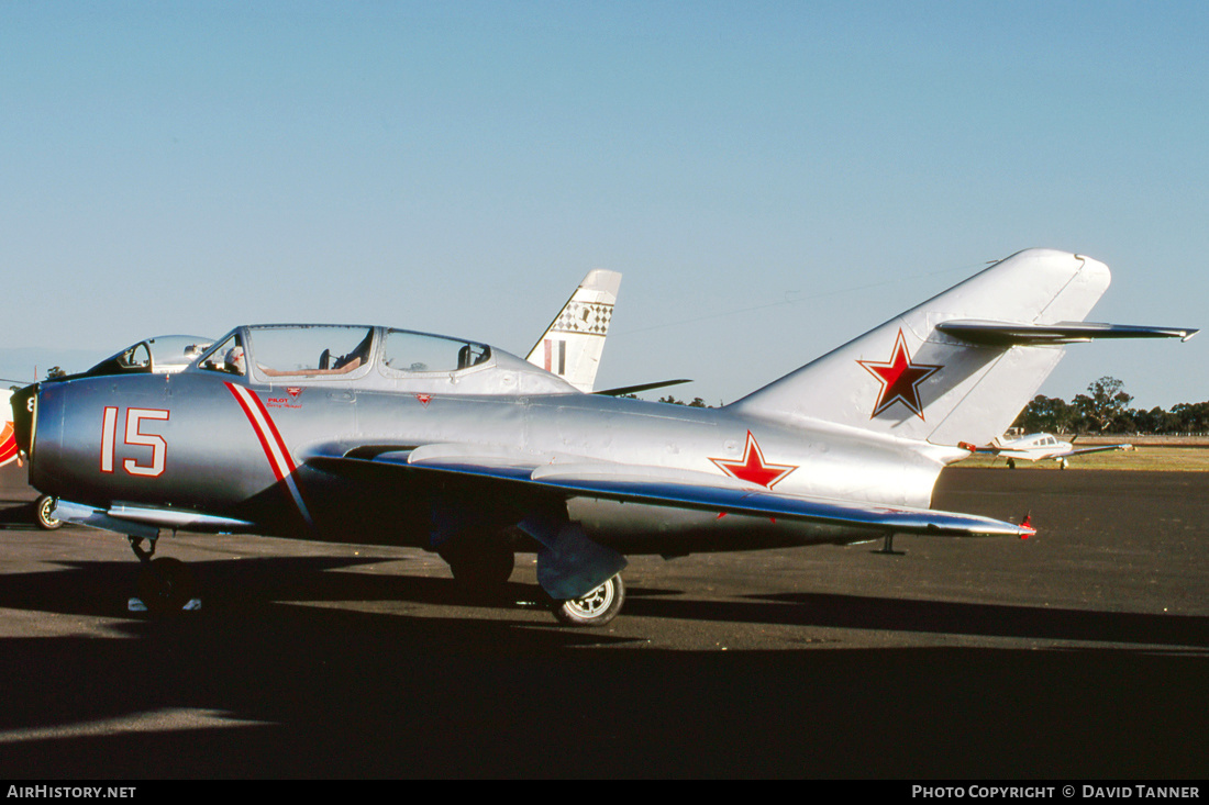 Aircraft Photo of VH-DIE | PZL-Mielec SBLim-2 (MiG-15UTI) | Soviet Union - Air Force | AirHistory.net #48021