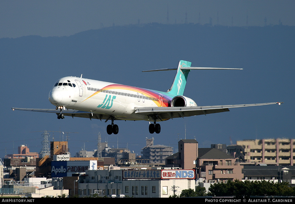 Aircraft Photo of JA002D | McDonnell Douglas MD-90-30 | Japan Air System - JAS | AirHistory.net #48027