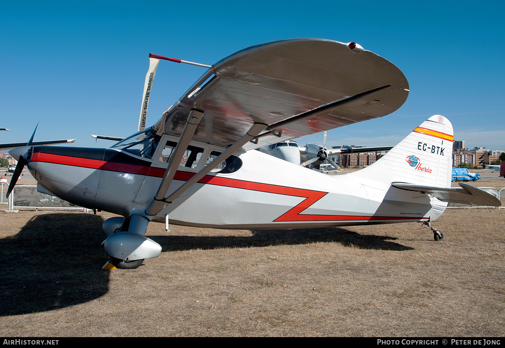 Aircraft Photo of EC-BTK | Stinson 108-3 Voyager | Fundación Infante de Orleans | Iberia | AirHistory.net #48042