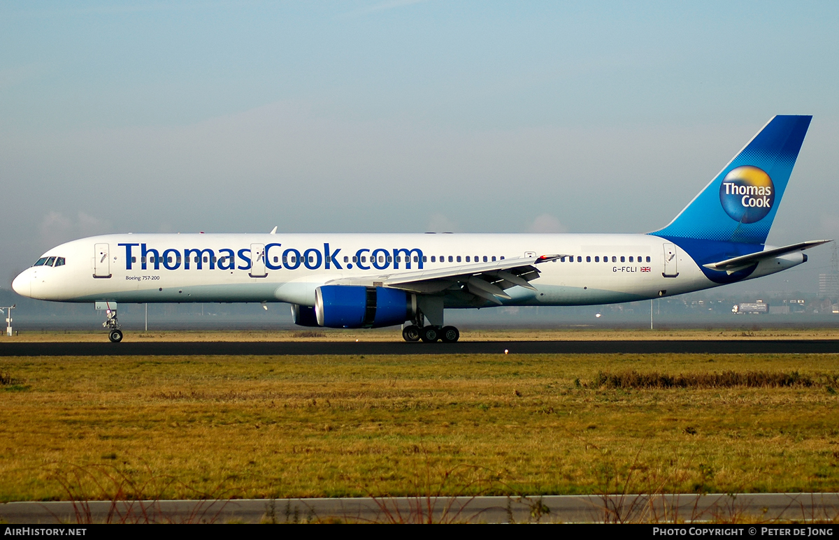 Aircraft Photo of G-FCLI | Boeing 757-28A | Thomas Cook Airlines | AirHistory.net #48049