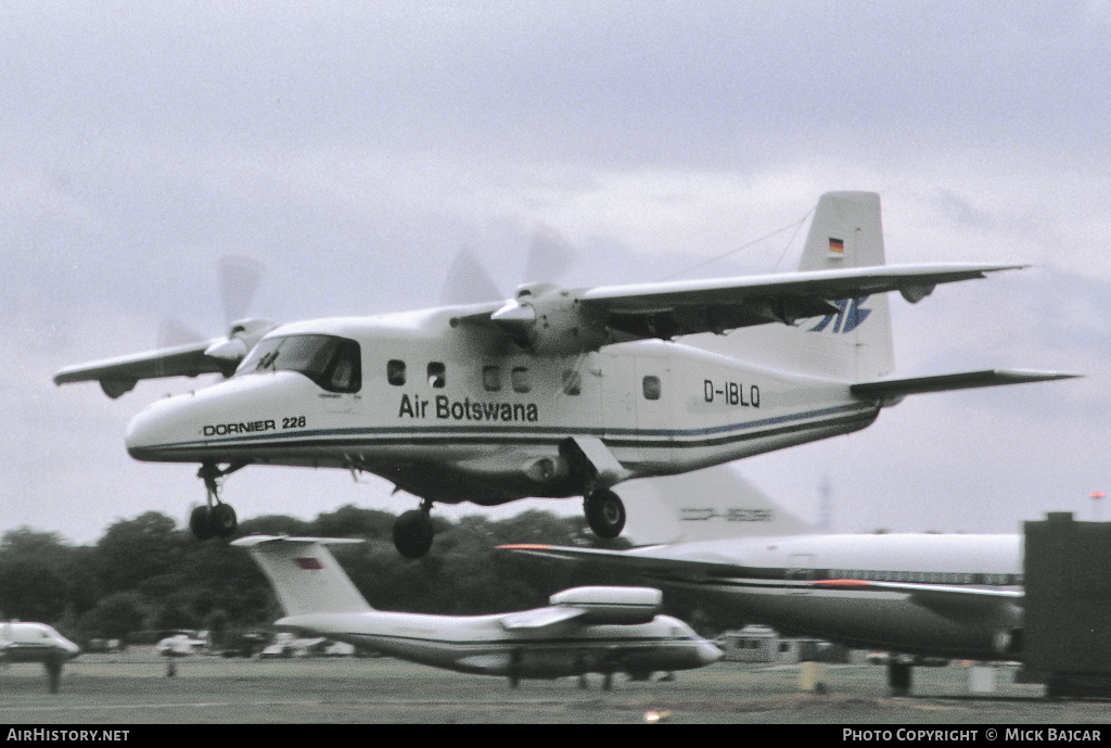 Aircraft Photo of D-IBLQ | Dornier 228-100 | Air Botswana | AirHistory.net #48052
