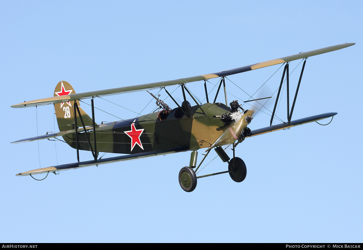 Aircraft Photo of G-BSSY / 28 white | Polikarpov Po-2 | Soviet Union - Air Force | AirHistory.net #48065