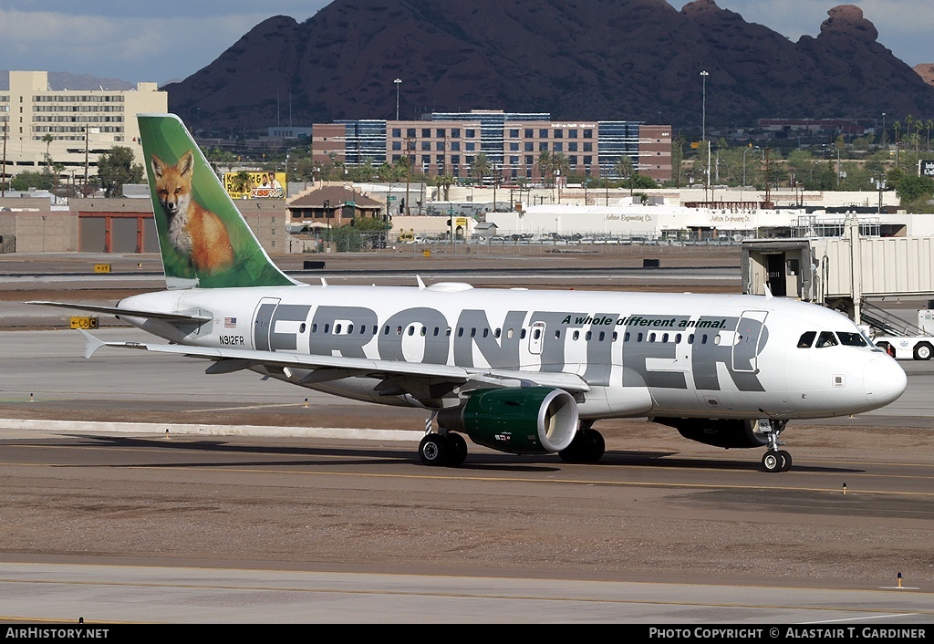 Aircraft Photo of N912FR | Airbus A319-111 | Frontier Airlines | AirHistory.net #48092