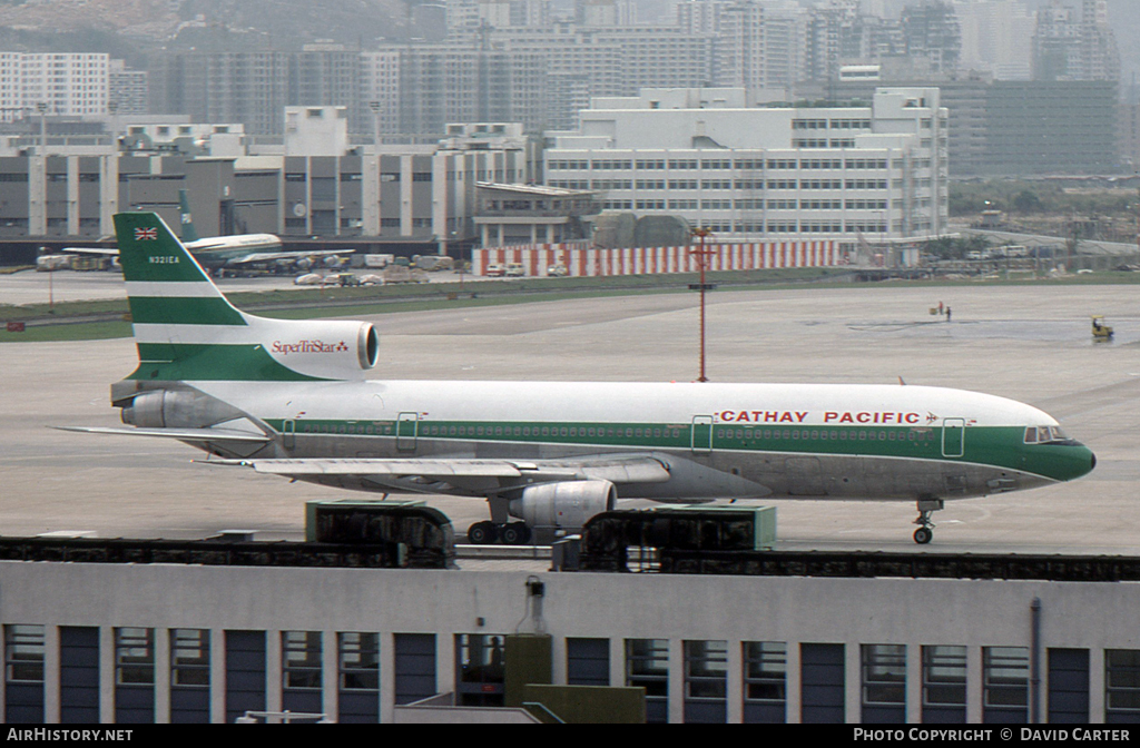 Aircraft Photo of N321EA | Lockheed L-1011-385-1 TriStar 1 | Cathay Pacific Airways | AirHistory.net #48114