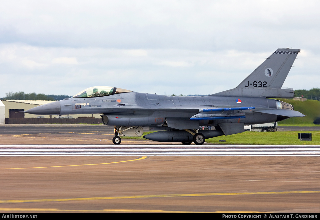 Aircraft Photo of J-632 | General Dynamics F-16AM Fighting Falcon | Netherlands - Air Force | AirHistory.net #48117