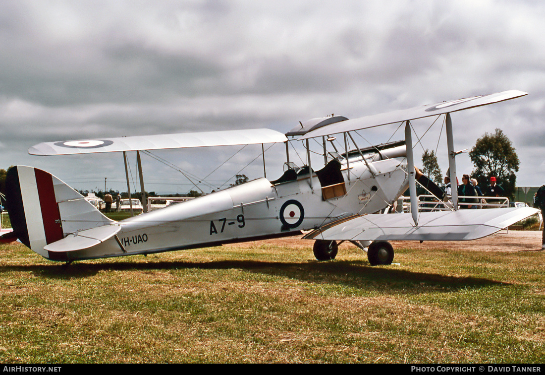 Aircraft Photo of VH-UAO / A7-9 | De Havilland D.H. 60X Moth | Australia - Air Force | AirHistory.net #48119