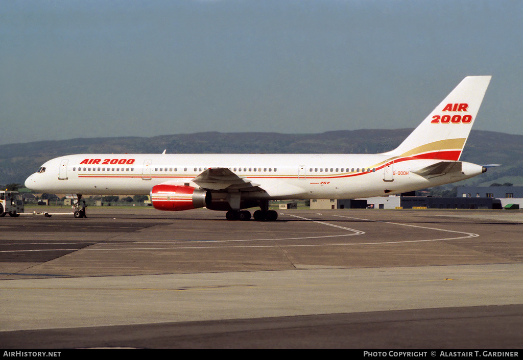 Aircraft Photo of G-OOOH | Boeing 757-23A | Air 2000 | AirHistory.net #48130