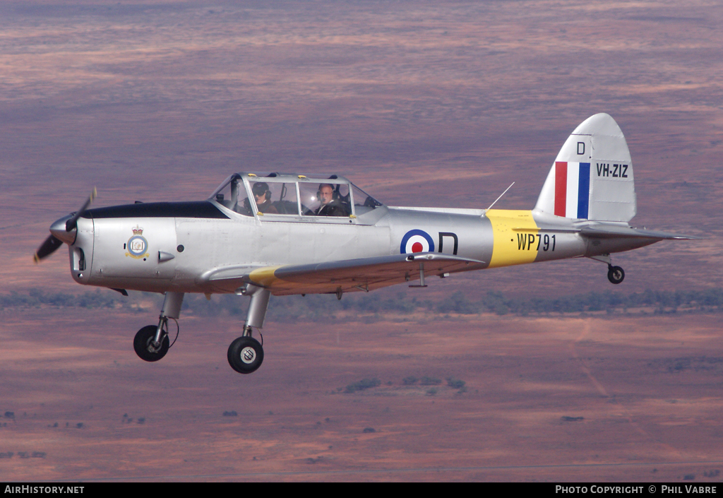 Aircraft Photo of VH-ZIZ / WP791 | De Havilland DHC-1 Chipmunk Mk22A | UK - Air Force | AirHistory.net #48138