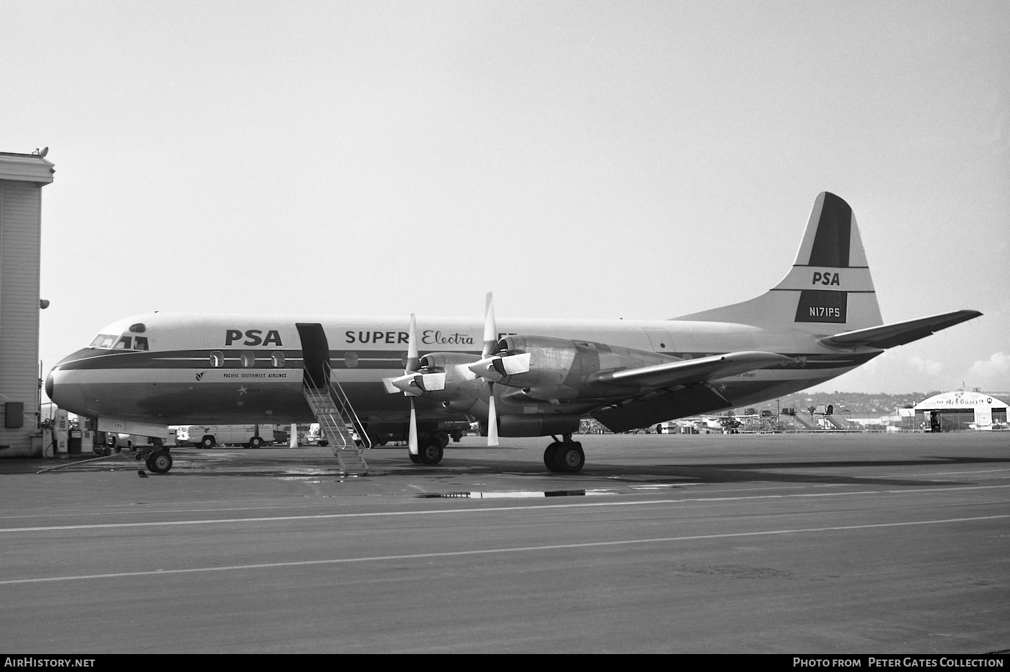 Aircraft Photo of N171PS | Lockheed L-188A Electra | PSA - Pacific Southwest Airlines | AirHistory.net #48156