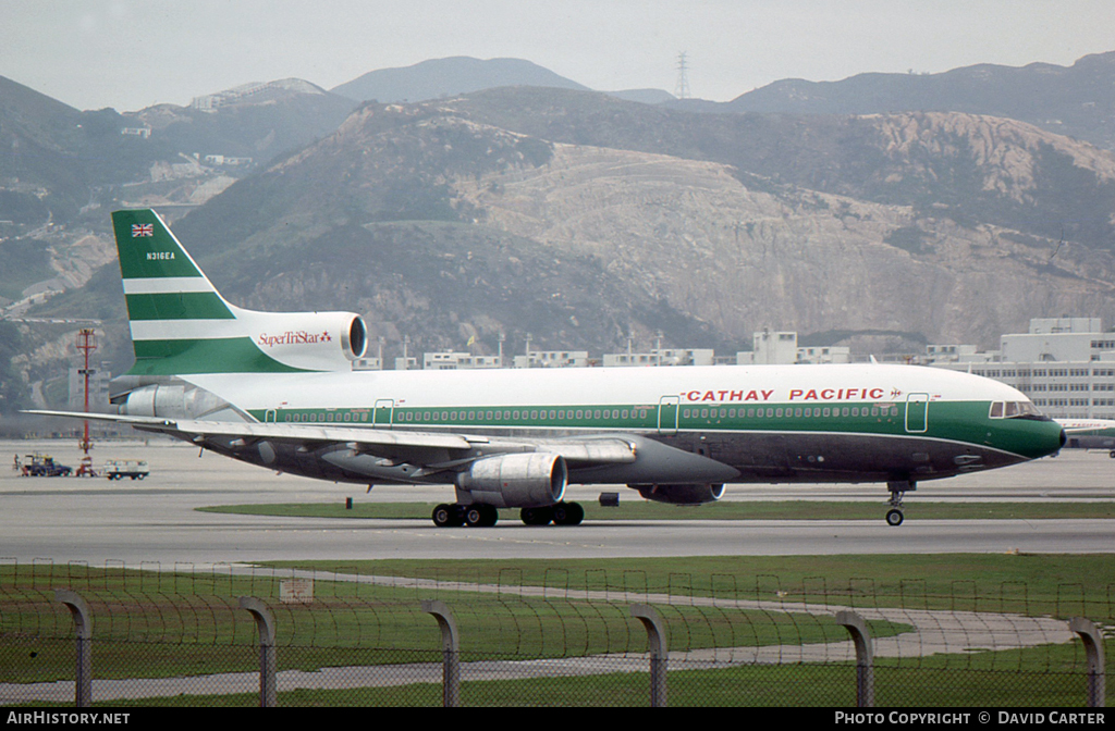 Aircraft Photo of N316EA | Lockheed L-1011-385-1 TriStar 1 | Cathay Pacific Airways | AirHistory.net #48167