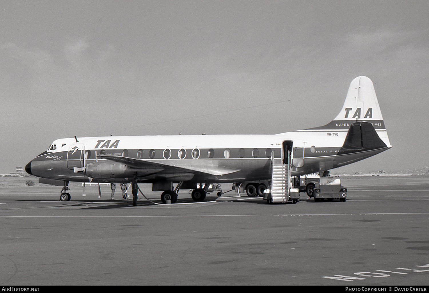 Aircraft Photo of VH-TVQ | Vickers 816 Viscount | Trans-Australia Airlines - TAA | AirHistory.net #48176