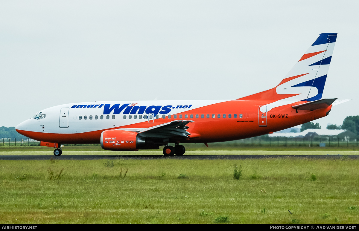 Aircraft Photo of OK-SWZ | Boeing 737-530 | Smartwings | AirHistory.net #48254