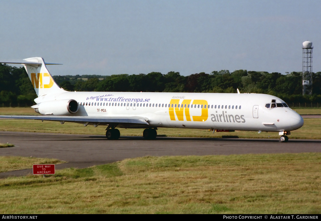 Aircraft Photo of TF-MDA | McDonnell Douglas MD-81 (DC-9-81) | Icelandic MD Airlines | AirHistory.net #48279